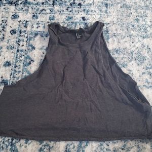 Grey crop top